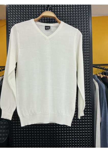 Erkek V Yaka Kaşmir Light Regular Fit Triko Kazak fiyatları