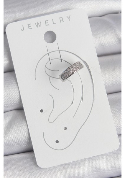 bulurum pirinç gümüş renk zirkon taşlı kıkırdak model kadın küpe fiyatları