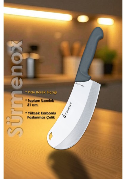 Sürmene Gri Serisi Mutfak Bıçak Seti Pizza Börek Pide Bıçağı Salata Bıçağı 2 Li Set HDS-864 fiyatları