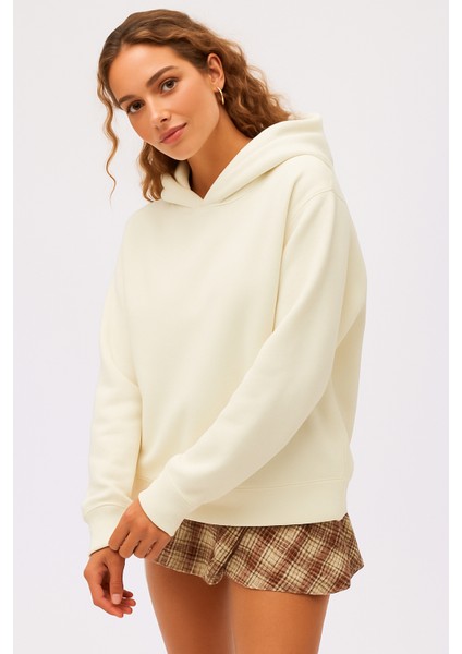 Premium 3 Iplik Şardonlu Kapüşonlu Sweatshirt modelleri