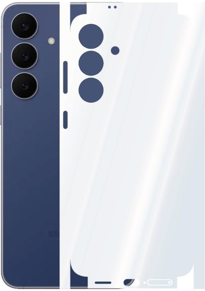 Samsung Galaxy S25 Fe ile Uyumlu 360 Arka Kaplama