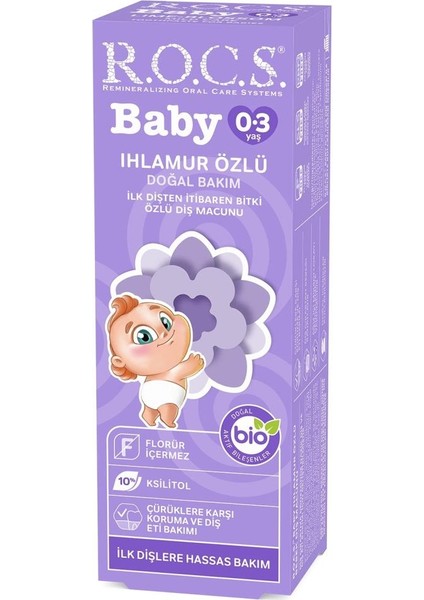 bulurum .baby diş macunu 35ml 03 yaş ıhlamur