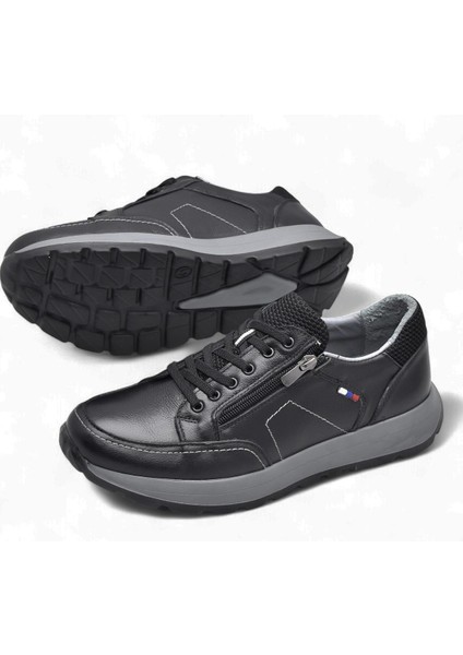 1751 Tam Ortopedik Taban Hakiki Deri Erkek Ayakkabı Fermuarlı Erkek Ayakkabı fırsatları