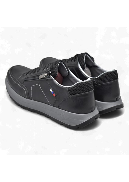 1751 Tam Ortopedik Taban Hakiki Deri Erkek Ayakkabı Fermuarlı Erkek Ayakkabı indirimleri