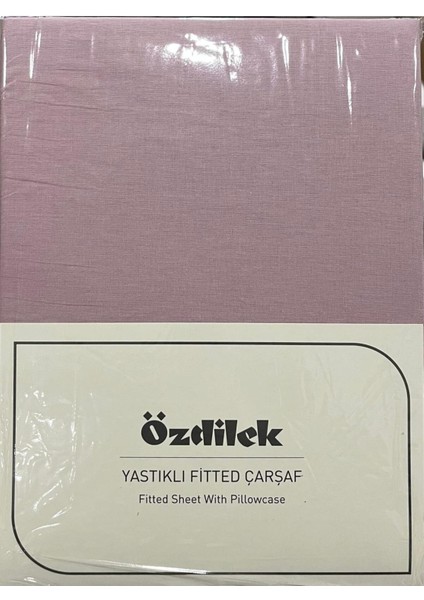 Colurist Lastikli Fitted Tek Kişilik Çarşaf Takımı 100 x 200 +30 cm ( 30 cm Yükseklik ) Rose