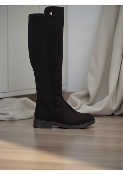 Pierre Cardin 52066 Siyah Nubuk Tam Ortopedik Günlük Kadın Çizme fiyatları