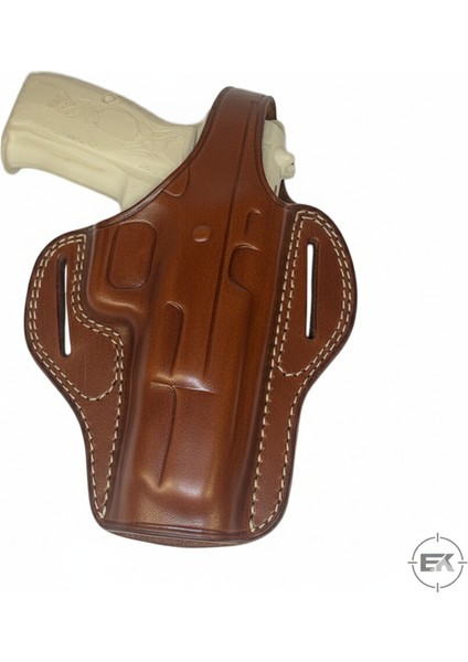 Erolav Browning Hp, Yavuz 14 ve Zig 14 Uyumlu Taba Deri Tam Kelebek Silah Kılıfı