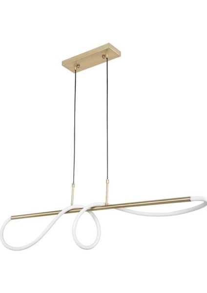 Yumuşak Boru Modern LED Avize - Yemek Masası