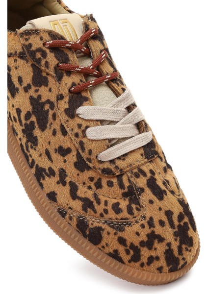 Studio Kadın Leopar Bağcıklı Desenli Sneaker 25AFD4353W2