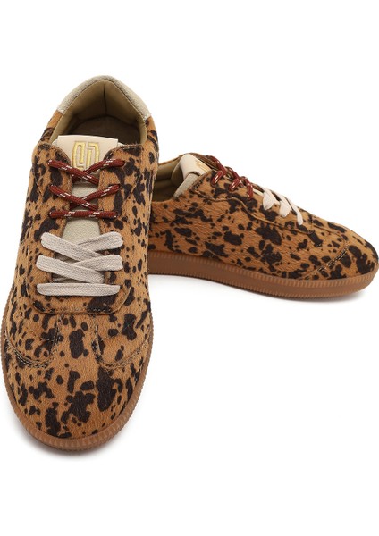 Studio Kadın Leopar Bağcıklı Desenli Sneaker 25AFD4353W2