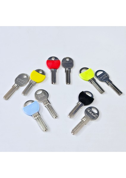 20X Sistem Anahtar Başlığı Başlık Anahtarlık Etiket Sb-10 Farklı Multi Renk