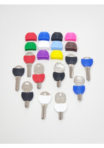 20X Sistem Anahtar Başlığı Başlık Anahtarlık Etiket Sb-10 Farklı Multi Renk fiyatları