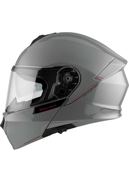 mt Genesıs Sv Solıd A12 Parlak Gri Çene Açılır Kask modelleri