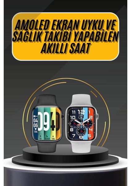 Akıllı Saat Yeni Nesil Android ve Ios Uyumlu Titreşim Modlu Alarm Kronometre