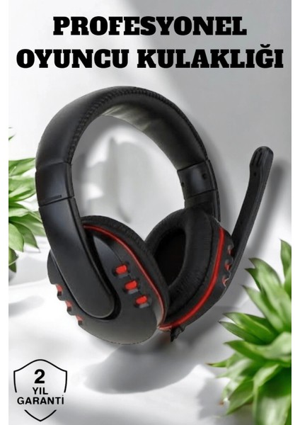 Yüksek Ses Kalitesi ve Aktif Gürültü Engelleme Özellikli Kablolu Mikrofonlu Kulaklık