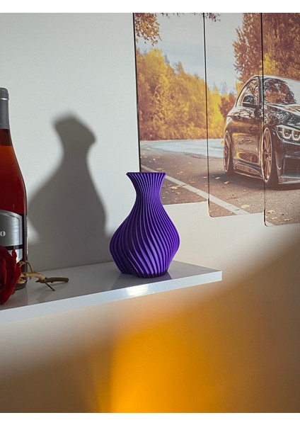 3D Tasarım Kalpli Vazo