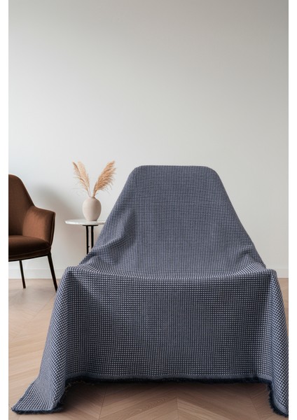 Pamuklu Koltuk Şalı 170X170 cm – Saçaklı Tv Battaniyesi & Tekli Koltuk Örtüsü fiyatları