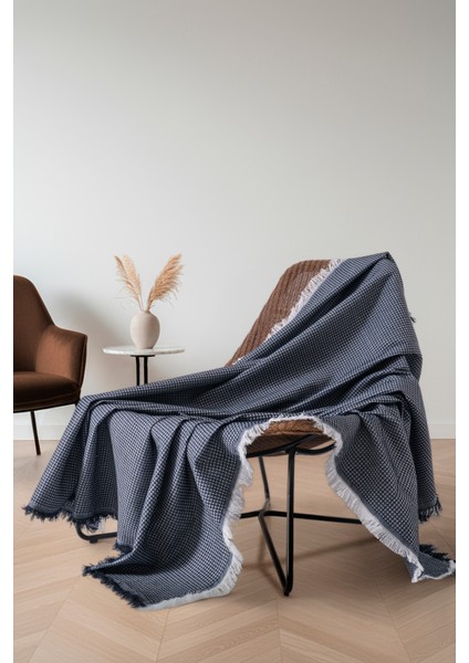 Pamuklu Koltuk Şalı 170X170 cm – Saçaklı Tv Battaniyesi & Tekli Koltuk Örtüsü modelleri