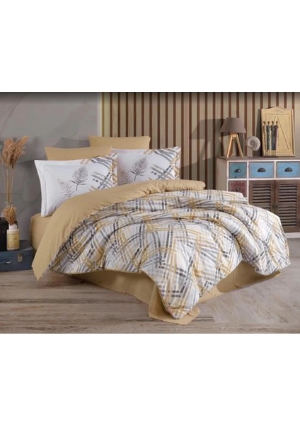 Hobby Çift Kişilik Ranforce Nevresim Takımı Irma Bej fiyatları