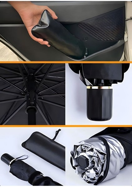 Araç Oto Ön Cam Çift Daireli Gümüş Kaplama Güneş Kalkanı Branda Cn modelleri