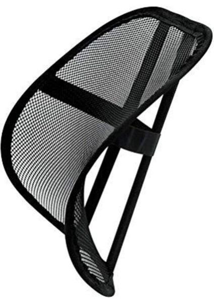 Ortopedik Terletmeyen File Bel Desteği Siyah Tr