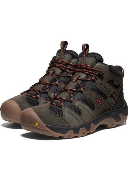 1028306 Headout Mid Wp Black Olive/fossil Orange Erkek Outdoor Bot fırsatları