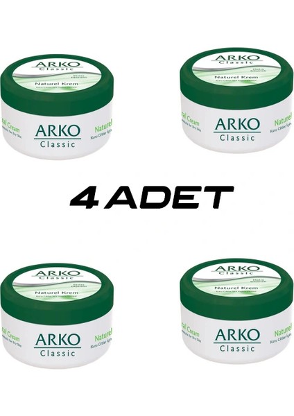 4 Adet Arko Classic Naturel El Kremi 150ML (5324) fiyatları