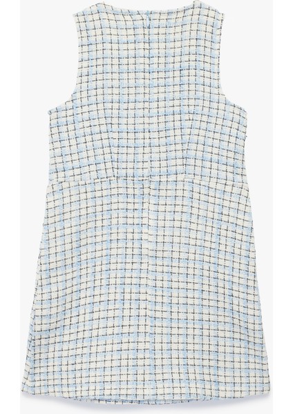 Kısa Kollu Bisiklet Yaka Tüvit Jile Elbise fiyatları