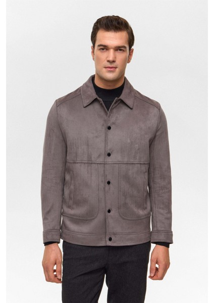 Kapitone Antrasit Erkek Ceket MN2008700510