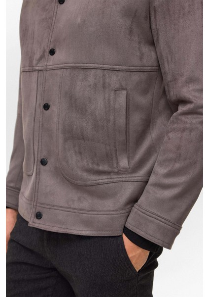 Kapitone Antrasit Erkek Ceket MN2008700510 fırsatları