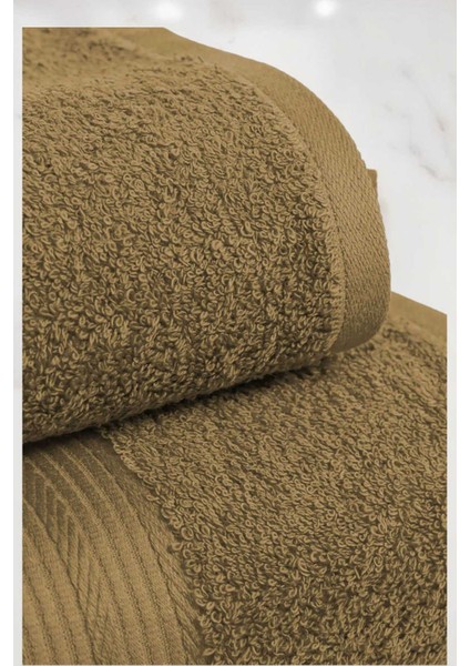 2 Parça Battal Lüks Premium Banyo Spa Havlu Takımı 90X170 cm Kahve fiyatları
