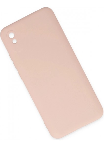Xiaomi Redmi 9A Kılıf Nano Içi Kadife Silikon - Pudra (K95) fiyatları