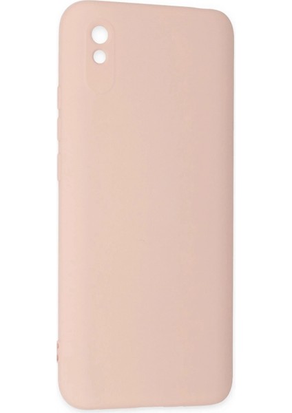 Xiaomi Redmi 9A Kılıf Nano Içi Kadife Silikon - Pudra (K95) modelleri