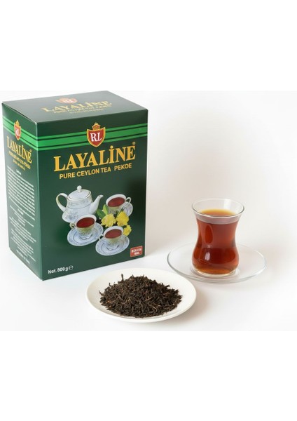 Layaline Ithal Siyah Seylan Sri Lanka Çay 800 gr