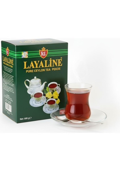Layaline Ithal Siyah Seylan Sri Lanka Çay 800 gr fırsatları