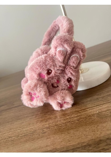 Kadın/kız Çocuk Tavşan Figürlü Soft Peluş Kışlık Kulaklık modelleri