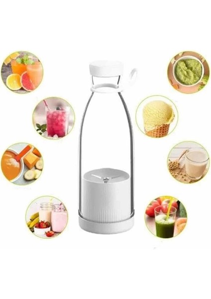 Taşınabilir Kablosuz Şarjlı Kişisel Smoothie El Blender Mini Meyve Sıkacağı modelleri