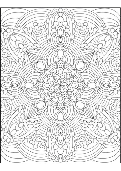 Mandala Boyama Kitabı (Spiralli – Arkası Boş Bırakılmıştır) fırsatları