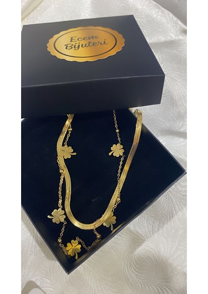 Çelik Italyan Zincir Çoklu Kolye fırsatları