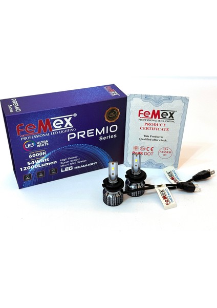 Ford Mondeo (2001 -2007) Araçlar Için LED Xenon Kısa Far Aydınlatma Ampulu Femex Premio Plus H7 fiyatları