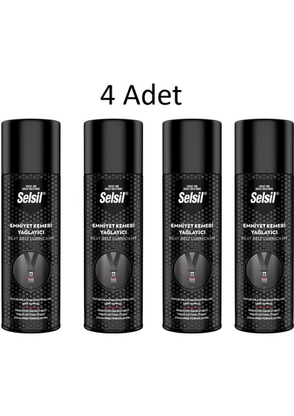 Emniyet Kemeri Yağlayıcı 4 Adet