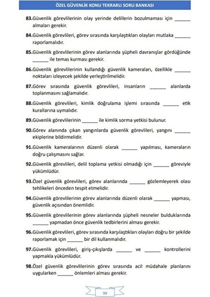 Özel Güvenlik Soru-Cevap Kitabı (1000 Soru) fırsatları