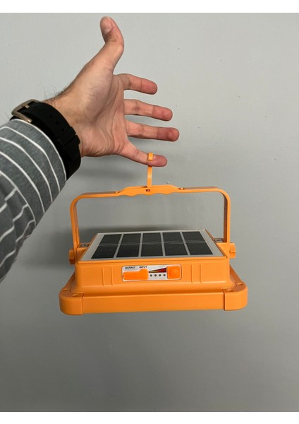 Forlife Taşınabilir Solar Projektör IP44 Güneş Enerjili 3 Renk Modu Dimmerli ve Şarjlı LED Işık fiyatları