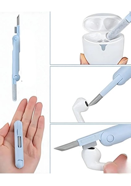 Telefon, Bluetooth Kulaklık, Klavye ve Ekran Için 7’si 1 Arada Temizlik Kiti – Elektronik Cihaz Temizleme Seti modelleri