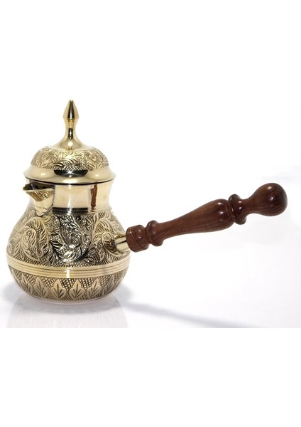 Pirinç Cezve 6.5'' Inc KSK424 ( Lisinya )