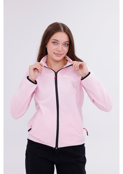 Kadın Slim Fit Tam Fermuarlı Polar Ceket fiyatları