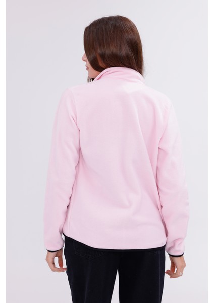 Kadın Slim Fit Tam Fermuarlı Polar Ceket fırsatları