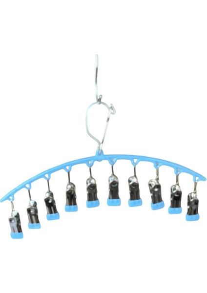 Çoklu Şal Askısı, Metal Mandallı Şal Askısı, 10 Mandallı Askı