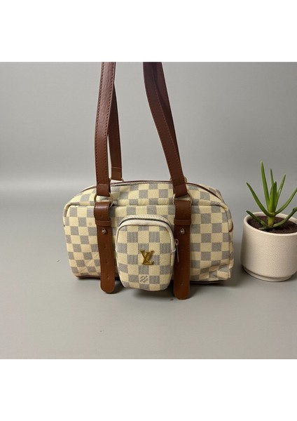 Desenli El Omuz Çantası