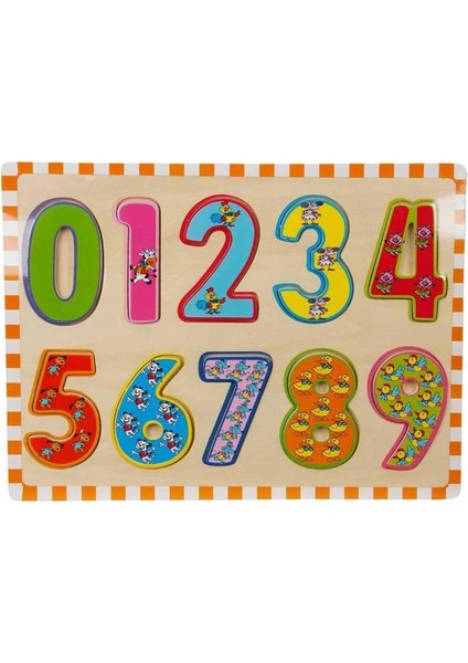 Bfs 5215 -Wooden Puzzle Numbers 10 Parça modelleri